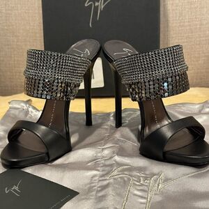 Giuseppe Zanotti Coline embellished sandals size EU36 (US 6)and EU 35,5( US5,5)